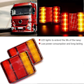 Pikkukuva 2 / 5: Auton takavalo 2kpl 12V 8 Led Takavalot 6 Toimintoa Perävaunun Takavalo_SZXM