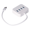 Miniatyrbillede 8 af 8: Mindpure USB3.0 HUB 5Gbps Ultra Høj Hastighed 4 Port Dockingstation til PC Computer