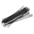 Miniatyrbillede 7 af 8: 20 stk 30 huller LøsE blad Plastbindingsring Fjeder Spiralringe til A4 papir 11mm sort