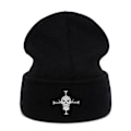 Miniatyrbillede 1 af 5: 1 stk. Vinter Elastisk Varm Blød Hue til Mænd Kvinder Letvægts Stilfuld Omkantet Beanie, Sort