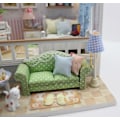 Pikkukuva 3 / 5: DIY Miniatyyri Nukkekotisetti Kalusteilla 3D Puinen Talon Malli