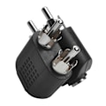 Pikkukuva 3 / 5: 3,5 mm naaras - kaksoisuros audio (rca) -liitinadapteri 1 naaras - 2 uros 1/8 tuumaa