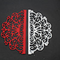 Miniatyrbilde 3 av 4: Europeisk Blondering Metall Embossing Klippeformer for DIY Håndverk, Nyttår, Bryllup, Valentinsdag, Hilsener