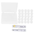 Miniatyrbild 8 av 8: 50 st transparenta tomma spolar symaskin spolar med plastbox hemmasömnadstillbehör