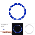 Miniatyrbild 5 av 5: Watch Armbandsur Aluminiummaterial Loop Bezel Insert Ring Ersättningsdel (blå)