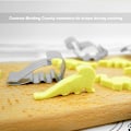 Miniatyrbild 4 av 6: 6 st/set dinosaurieform kakform i rostfritt stål, kakform för bakning