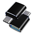 Pikkukuva 4 / 8: 2 kpl USB 3.0 OTG -sovitinta, puhelin, PD-kaapeli, sovitin, hiiri, näppäimistö, liitäntämuunnin, musta