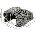 Miniatyrbillede 2 af 5: Reptiland Reptil Shelter Resin Hule Sten Hule Shelter Skjulested Skildpaddehus til Reptil Skildpadde Frø Zoo Akvarium Dekoration Ornament