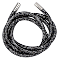 Miniatyrbillede 1 af 8: Rhinestone Reb 6 mm Bredde Shiny Glitter Dekorativ Snor Trim Tilbehør til Sko Tøj Sort Mesh Hvid Rhinestones 120 cm Længde