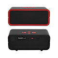Miniatyrbild 8 av 8: Trådlös Bluetooth-högtalare 5.0 Stereo Bärbar Subwoofer Högtalarlåda för Mobil Dator Röd