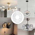 Miniatyrbild 5 av 5: 2-pack Monteringsfästen för Lampor, Monteringsplatta för Taklampa, Monteringsblock för Vägglampa med Skruv och Mutter