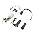 Miniatyrbillede 5 af 8: 24V 350W Elektrisk Cykel Controller Sæt Børsteløs Controller Gasgreb Opladningsgrænseflade Elektrisk Dørlåssæt