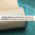 Miniatyrbillede 3 af 5: Premium Velour Sofabetræk, Skridsikre Sofabetræk, Elaborerede og Udsøgte Sofabetræk, Sofahyndebetræk til Soveværelse, Hotel og Kontor 70*90cm)