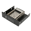 Miniatyrbillede 8 af 8: 2,5 tommer internt HDD-kabinet Dual Bay SATA II-grænseflade 7 mm til 9,5 mm harddisktykkelse HDD-mobilstativbur