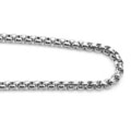 Miniatyrbild 8 av 8: Unisex halsband Enkelt fashionabla utsökt rostfritt stål halsband för män kvinnor Silver