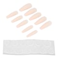 Miniatyrbillede 6 af 8: 10 stk Lang kiste blanke falske negle Kunstig tryk på fuld dækning Falske spidser Negle Manicure tilbehør til kvinder pigerN5355-07