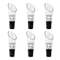 Miniatyrbild 1 av 5: 6-pack Vinluftare Hällpip, Premium Luftande Karaffpip