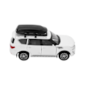 Pikkukuva 1 / 8: 1/32 SUV-automalli, metallivalettu, vetämällä taakse vedettävä ajoneuvo, lelu, jossa ääni ja valo, pojille ja tytöille, valkoinen