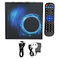 Pikkukuva 1 / 8: Android 10.0 TV-boksi 2 Gt RAM 16 Gt ROM Allwinner H616 Quad Core 64 Bit 6K HD 3D H.265 TV-boksille 100-240V AU-pistoke