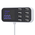 Miniatyrbilde 5 av 8: 8 porter hurtigbillader, multippel USB-ladestasjon, digitalt display for IOS/Samsung
