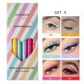 Miniatyrbilde 2 av 8: 6 stk Farget Eyeliner Sett Vanntette Eyeliner Langvarig Eye Liner Pen Sett