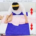 Miniatyrbillede 3 af 4: Patient Transfer Slide Sheet Patient Positionering Løfte Pad Madras Seng Hospital Hjem Ældre Seng Flytning