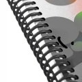 Miniatyrbild 6 av 8: 20st 30 Hål LösE blad Plastbindningsring Fjäder Spiralringar för A4-papper 11mm svart