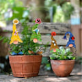 Miniatyrbillede 5 af 5: Metal Have Gnome, Jordindsats, 3D Insekter, Sommerfugle, Dekoration til Haven