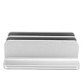 Miniatyrbilde 2 av 8: Dobbel lagring vertikal bærbar datamaskin bok aluminiumlegering brakett base stasjonær dobbel kortspor varmeavledning stativ