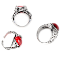 Miniatyrbillede 7 af 8: 3 stk Alloy Retro Ring Udsøgt bærbar Rhinestones Ring Smykker Tilbehør Gave