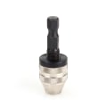 Miniatyrbillede 1 af 8: 1/4" 0,3~3,6 mm Quick Change nøglefri borepatron sekskantskaftadapterkonverter