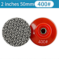 Miniatyrbilde 2 av 5: M14 gjenge 2 tommer 50 mm Diamant Håndpoleringsputer, 400