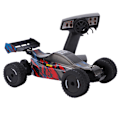 Pikkukuva 3 / 8: 1/24 RC-auto 2WD Full Scale High Speed Ladattava 2.4GHz Langaton Kaukosäädin Autot Yli 14-vuotiaille 3 Akkua