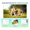 Miniatyrbild 2 av 5: 10 st Sublimerings Metall Foto Blank Värmeöverföringspapper, för Design-A