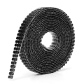 Miniatyrbilde 1 av 8: 1,5m 3 rader Aluminiumsnett Rhinestones Bånd Sying Strass Trim Klærtilbehør (svart)