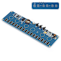 Miniatyrbillede 6 af 8: STM8S005 DC-styring 12V 1A elektronisk IN14 Nixie-rør LED-kredsløbskort PCBA RGB-chip USBMicroUSB-grænseflade