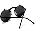 Miniatyrbillede 3 af 4: Unisex Flip Up Runde Solbriller