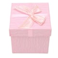 Miniatyrbillede 5 af 8: 4 stk. gaveæske med låg 3,9x3,7x3,9 tommer gaveæsker til bryllup jul fødselsdag valentinsdag pink HM2330407