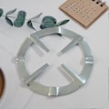 Miniatyrbilde 1 av 4: Støtte for Moka-kanne i stål for gasskomfyr, metallreduksjonsring for gass, kaffetrakter reduksjonsstativ ring for matlaging