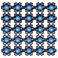 Miniatyrbilde 4 av 8: 3W høyeffekt LED-lampeperler Emitter Diode Chips for DIY-lysarmaturer Royal Blue