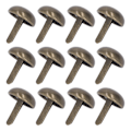 Miniatyrbillede 3 af 8: 200 stk. dekorative metalnitter trim elektroplettering behandling burr fri slidstærk DIY fremstilling søm hardware til tasker SP15 004
