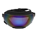 Miniatyrbillede 7 af 8: Hunde Goggles Vindtætte UV Øjenbeskyttelse Justerbar Rem Hvalpesolbriller Universal til Mellemstore Kæledyr Blå Linse