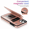 Miniatyrbillede 1 af 5: 1 stk. Kompatibel med iPhone 11 Wallet Case med kortholder, præget Mandala blomstermønster PU læder dobbelt knapper Flip Stødsikkert cover til iPho