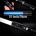 Miniatyrbillede 3 af 4: Lightsaber Rgb 7 Farve Variabel Elektronisk Lightsaber Fx Lydeffekt - Sølv