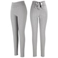 Pikkukuva 7 / 8: Lonkannosto-leggingsit, korkeavyötäröiset, hengittävät, joustavat naisten slimmit housut joogaan ja sisäurheiluun, XL