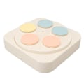 Miniatyrbillede 7 af 8: Roterende dessertdisplaybord 8 tommer automatisk roterende cupcake-standmaskine til bryllup fødselsdag med musik og 5 bakker
