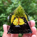 Miniatyrbilde 2 av 5: Gutter Crystal Ball Gravel Pyramide Hjem Håndverk Skrivebord Harpiks Ornamenter for Bursdagsgave ZD B2 EE STIL 15