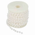 Pikkukuva 1 / 8: 10m/rulla Hionta helmilankahelmiä Garland String tee-se-itse hääkoristelu 8mm (valkoinen)