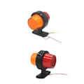 Miniatyrbillede 1 af 5: LED Sidemarkeringslys 12V 24V Dobbelt Ansigt Indikator til Bil Lastbil, B Rød & Hvid
