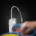 Miniatyrbillede 5 af 8: Bærbar fiske iltpumpe vandabsorber smart automatisk induktion LED fiske iltpumpe